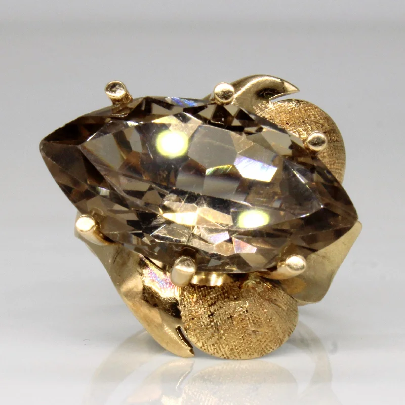 Luxury Jewelry Clearance – Shop Premium Styles Now Smoky Quartz Cocktail Ring | 11.80ct | SZ 7 |