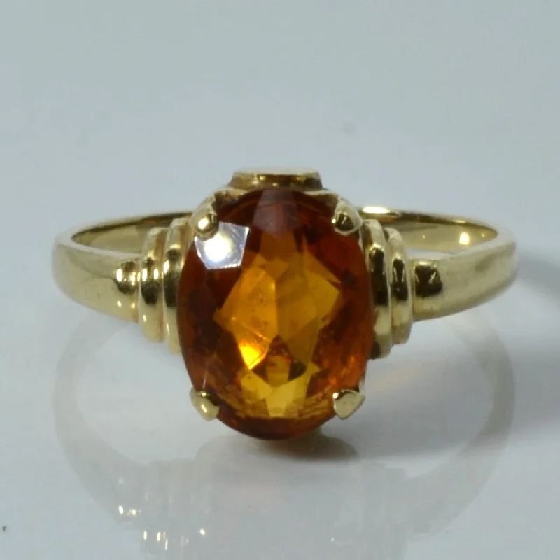 Best Jewelry Sale Prices – Limited-Time Offer Solitaire Citrine Ring | 1.40ct | SZ 5.25 |