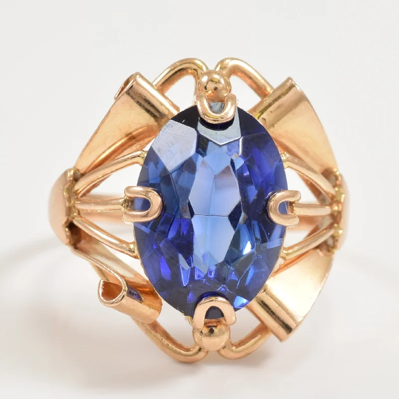 Affordable Glamour – Premium Jewelry At Special Prices Synthetic Blue Sapphire Ring | 8.00ct | SZ 7.5 |