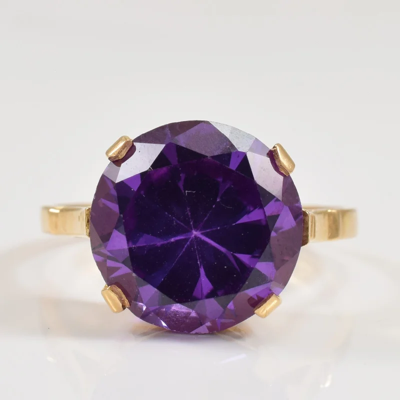 Personalized Jewelry Sale – Unique Gifts At Low Prices Synthetic Purple Sapphire Cocktail Ring | 7.50ct | SZ 5.5 |