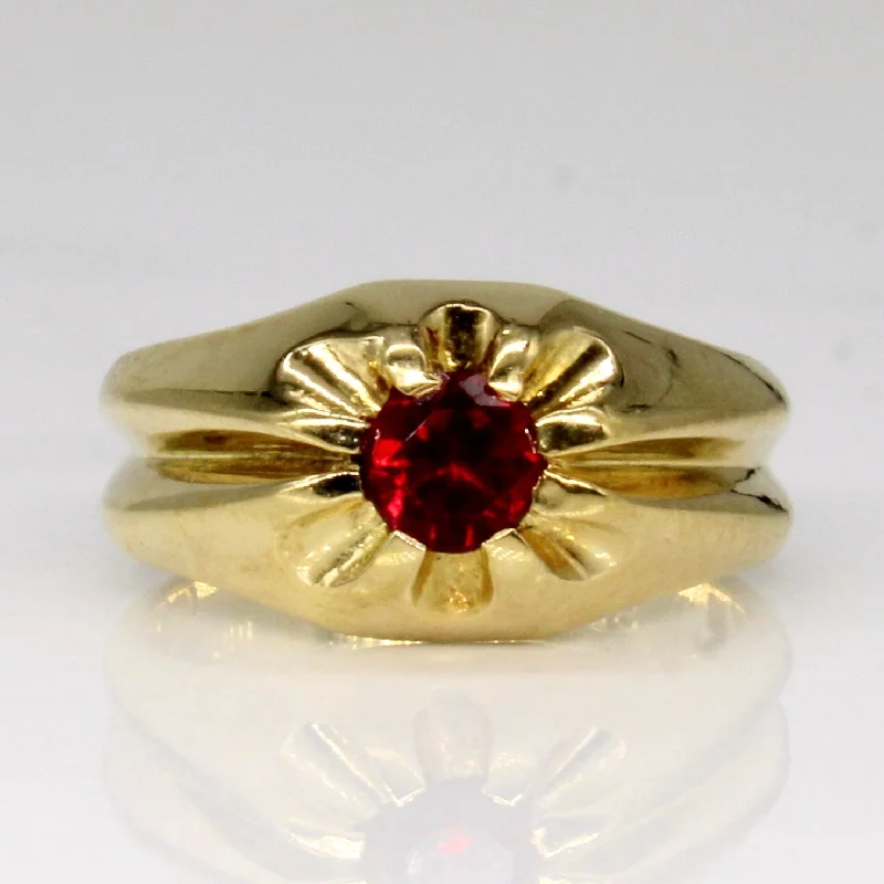 Timeless Jewelry Styles At Wallet-Friendly Prices Synthetic Ruby Ring | 0.25ct | SZ 2.25 |