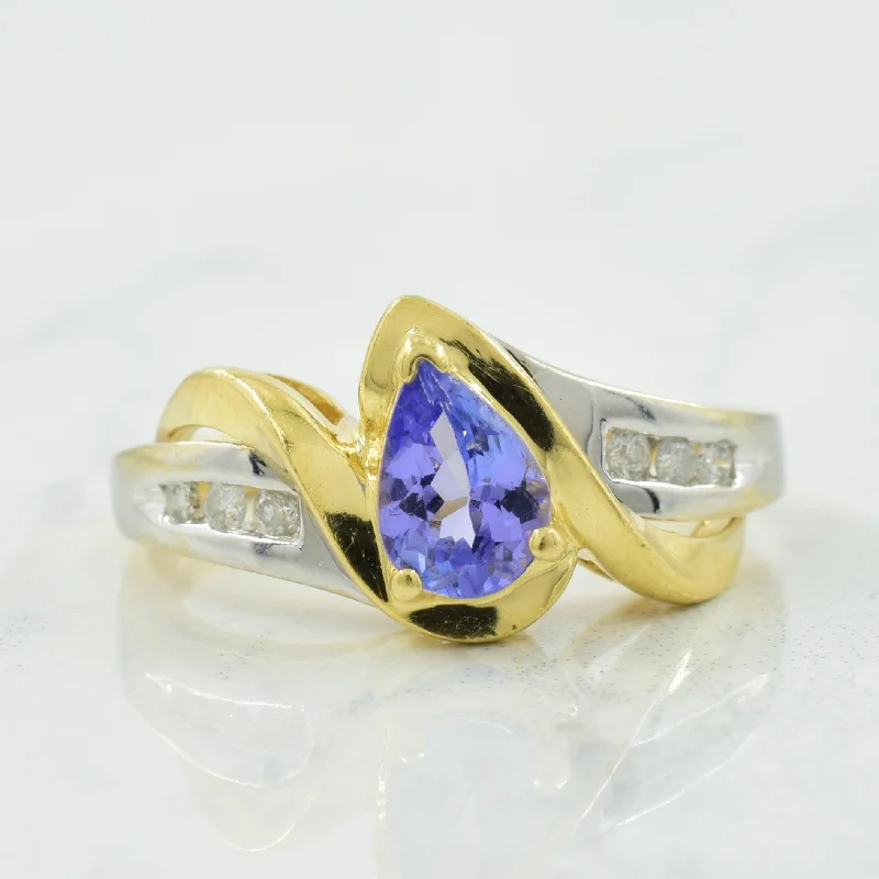 Exclusive Jewelry Sale – Grab Timeless Pieces Now Tanzanite & Diamond Bypass Ring | 0.75ct, 0.10ctw | SZ 7.25 |