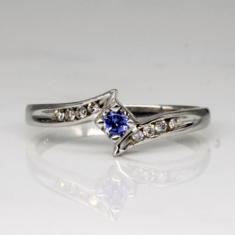 Exclusive Jewelry Markdowns – Limited-Time Offer Tanzanite & Diamond Ring | 0.08ct, 0.08ctw | SZ 6.75 |