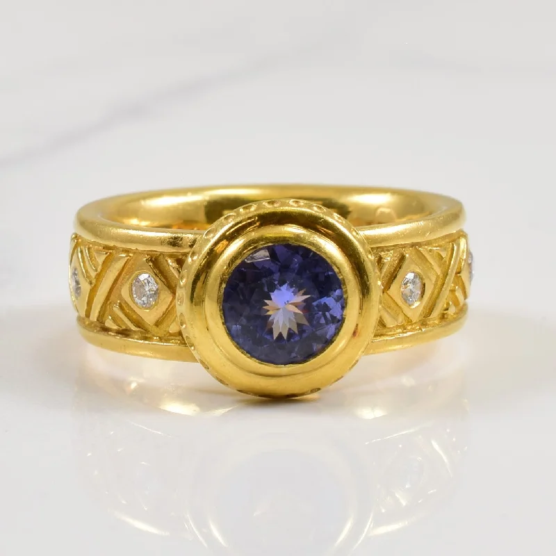 Bestselling Jewelry At Special Promotional Rates Tanzanite & Diamond Ring | 0.16ctw, 0.75ct | SZ 5 |