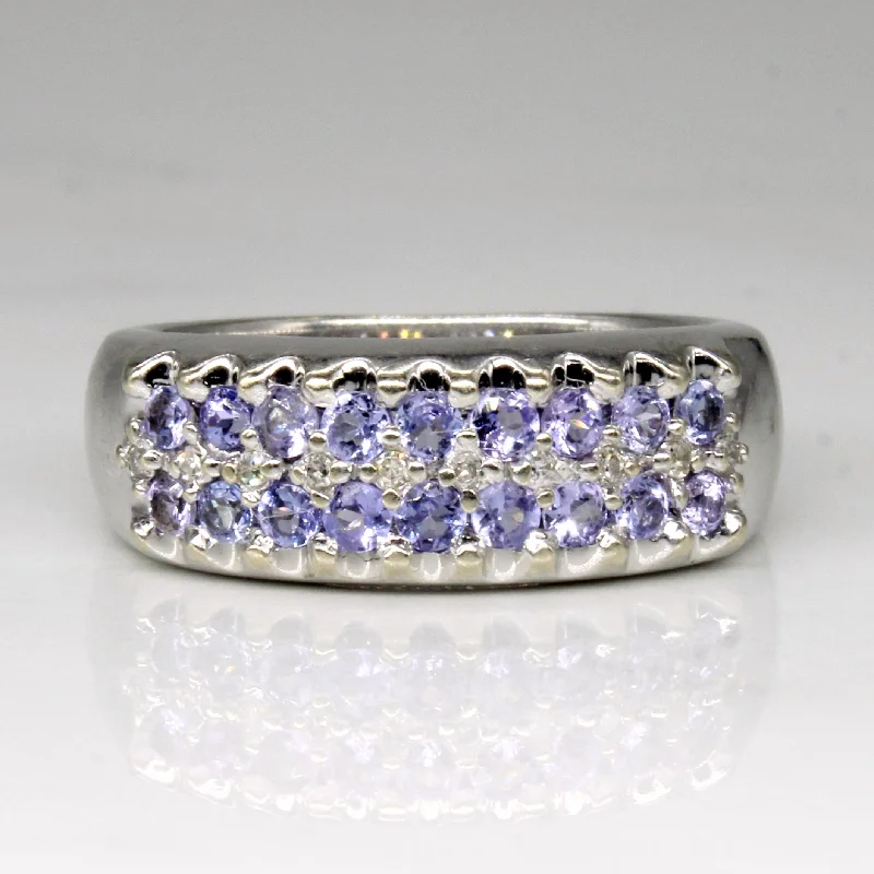 Special Deals On Handcrafted And Designer Jewelry Tanzanite & Diamond Ring | 0.36ctw, 0.04ctw | SZ 6.5 |