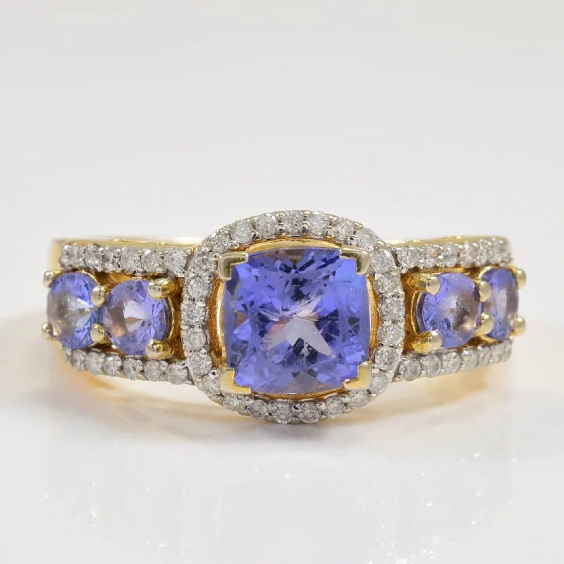 Luxury Jewelry Sale – Elegant Styles At Unbeatable Prices Tanzanite & Diamond Ring | 1.80ctw | SZ 9 |