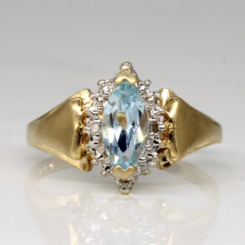 Your Dream Jewelry At Dream Prices Topaz & Diamond Cocktail Ring | 0.68ct, 0.02ctw | SZ 5.75 |