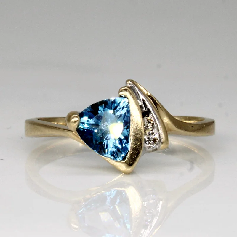 Shine Bright With Our Special Jewelry Promotions Topaz & Diamond Cocktail Ring | 0.73ct, 0.03ctw | SZ 6.5 |