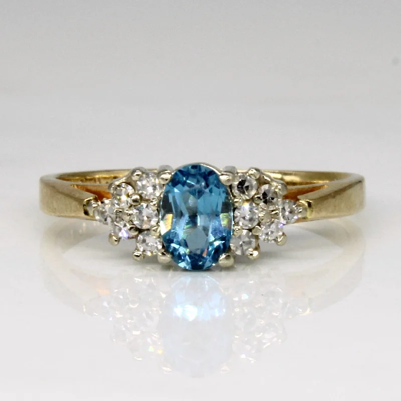 Your Perfect Accessory At The Perfect Price Topaz & Diamond Ring | 0.57ct, 0.12ctw | SZ 7.5 |