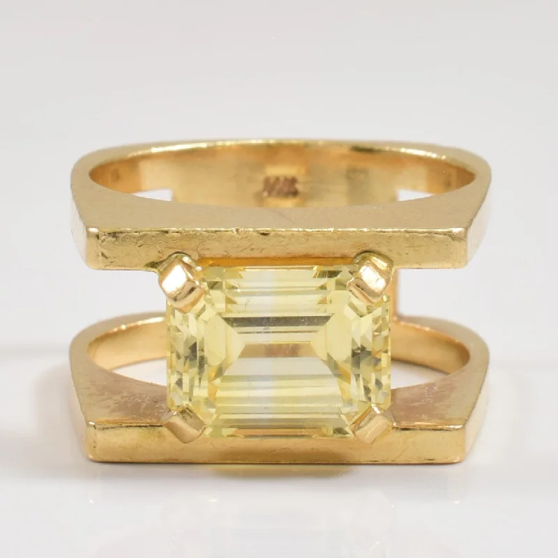 Modern Jewelry At Exclusive Discounts – Shop Today Yellow Sapphire Ring | 4.80ct | SZ 7 |