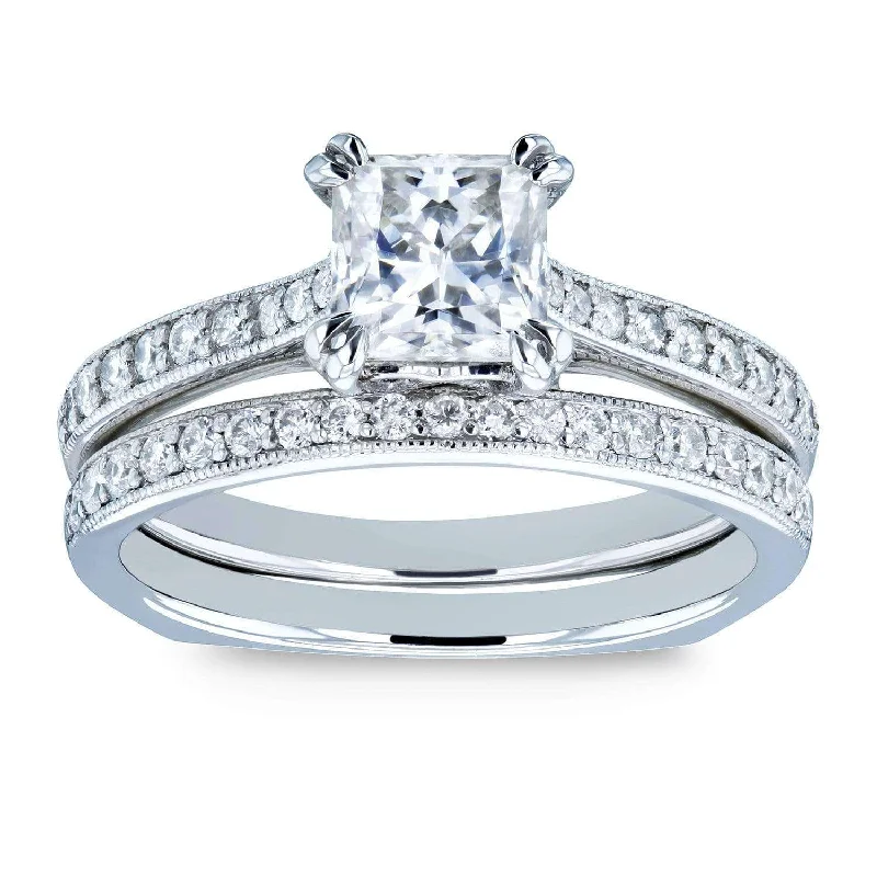 Exclusive Online Discounts On Stylish Jewelry Euro Princess Bridal Set - 0.90ct