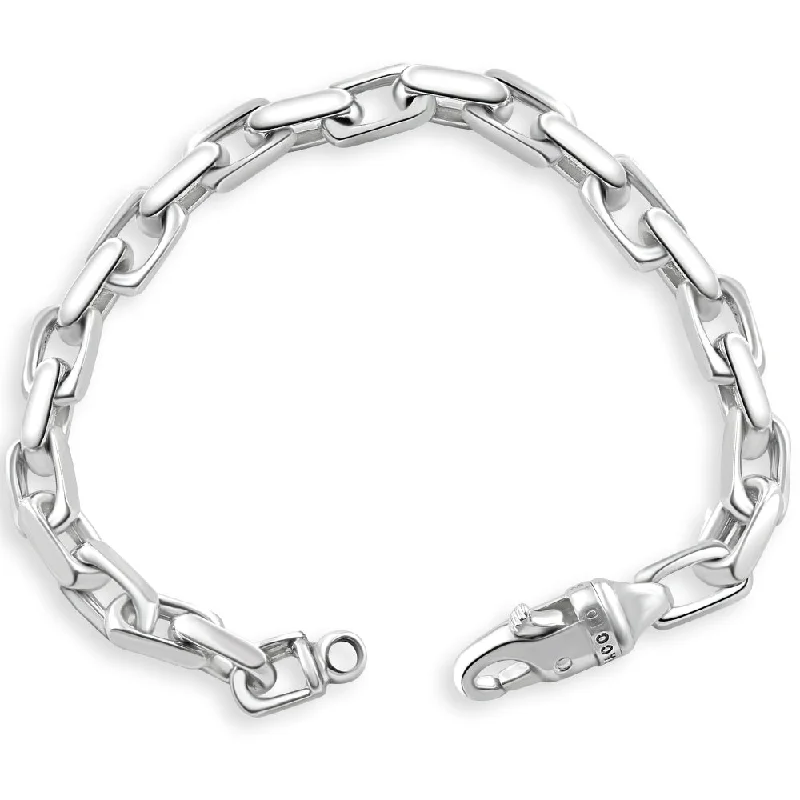 Men's Link 14k Gold (54gram) or Platinum (87gram) Bracelet 8.5"