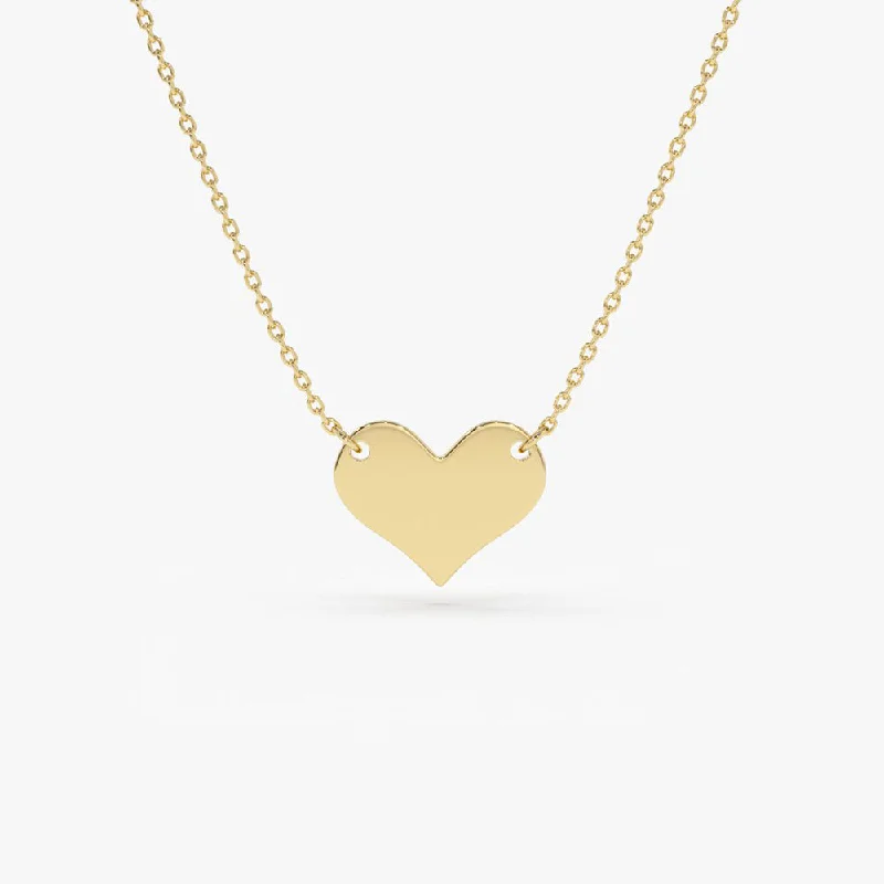 Exclusive Jewelry Markdowns – Limited-Time Offer 14k Gold Heart Necklace