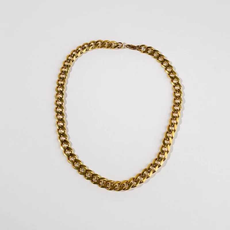 Exclusive Jewelry Sale – Limited-Time Discounts Brass Thick Chain Necklace