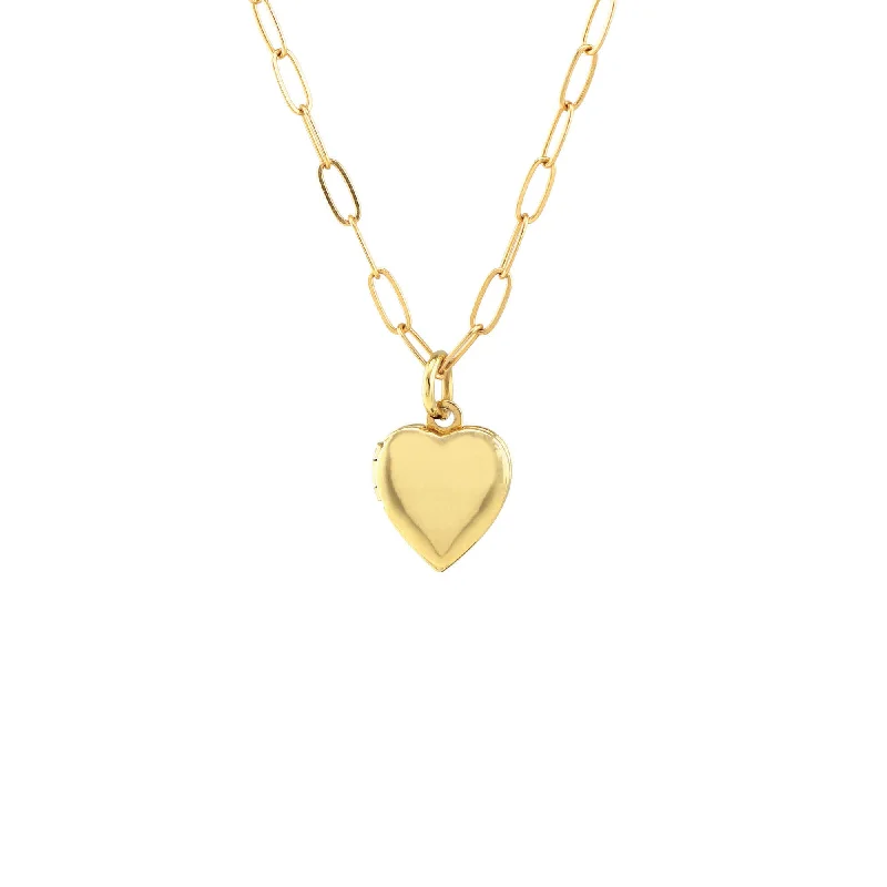 Affordable Glamour – Premium Jewelry For Less Engraved Heart Locket Necklace