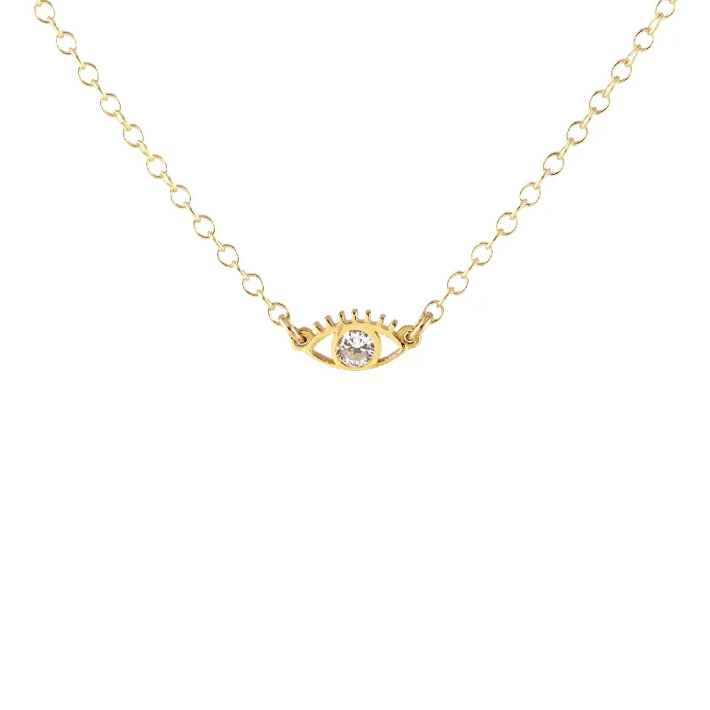 Upgrade Your Collection With Our Limited-Time Jewelry Sale Eye Crystal Charm Necklace