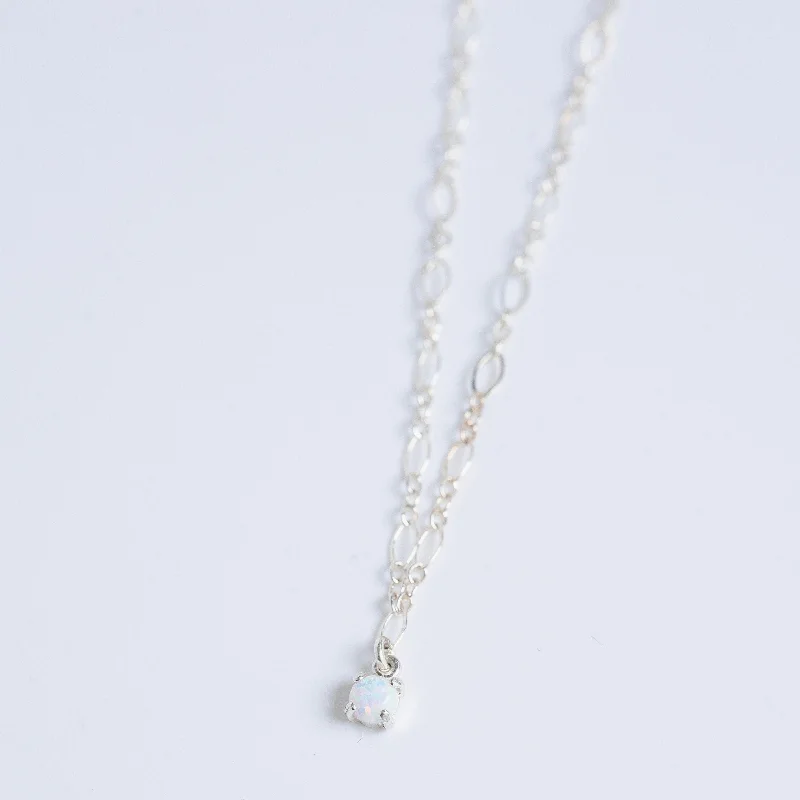 Affordable Glamour – Must-Have Jewelry At Special Rates Gemstone Layering Necklace in Sterling Silver - Choose your gemstone