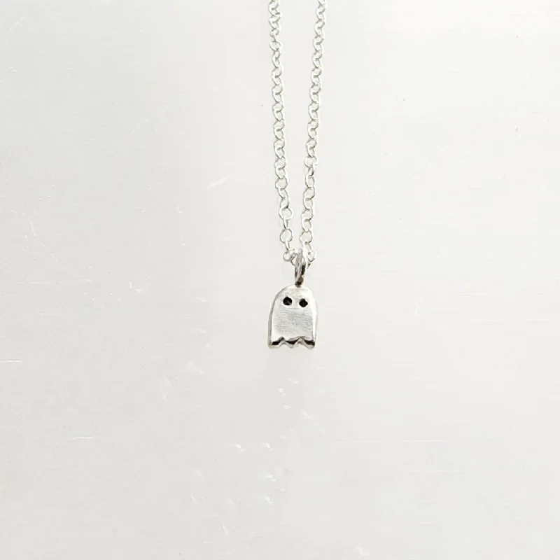 The Perfect Accessory For Less – Jewelry Sale Live Sterling Silver Ghost Charm Layering Necklace