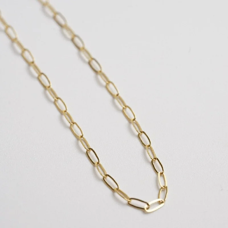 Get The Best Deals On Timeless Jewelry Pieces Paperclip Necklace in 14 Karat Gold Fill - Choose Your Size