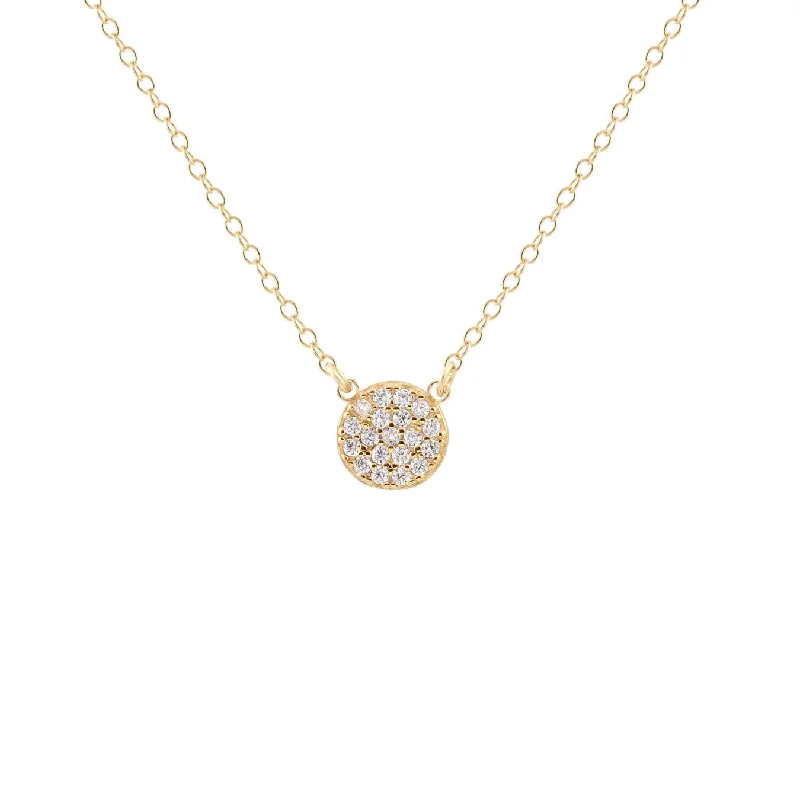 Flash Sale On Exquisite Jewelry – Don't Miss Out Round Crystal Charm Necklace