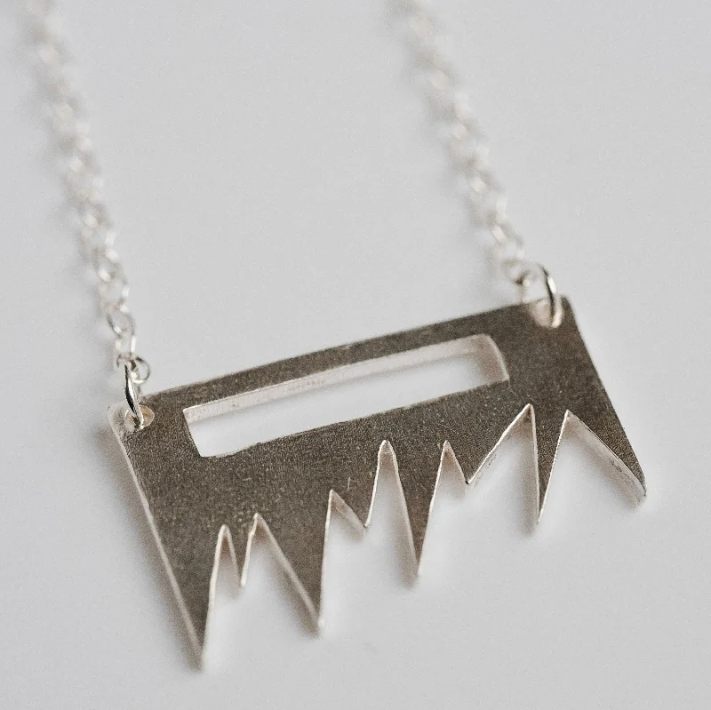 Limited Stock On Premium Jewelry At Low Prices Geometric Spike Necklace - Choose Your Metal