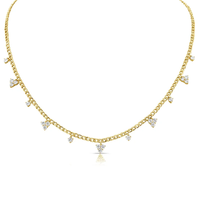 Gorgeous Jewelry, Limited-Time Savings Diamond Cluster Drip Necklace