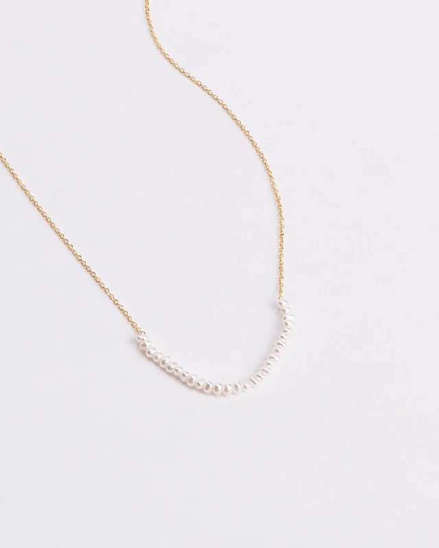 Flash Deals On Fine Jewelry – Shop Before It's Gone PEARL ARC NECKLACE