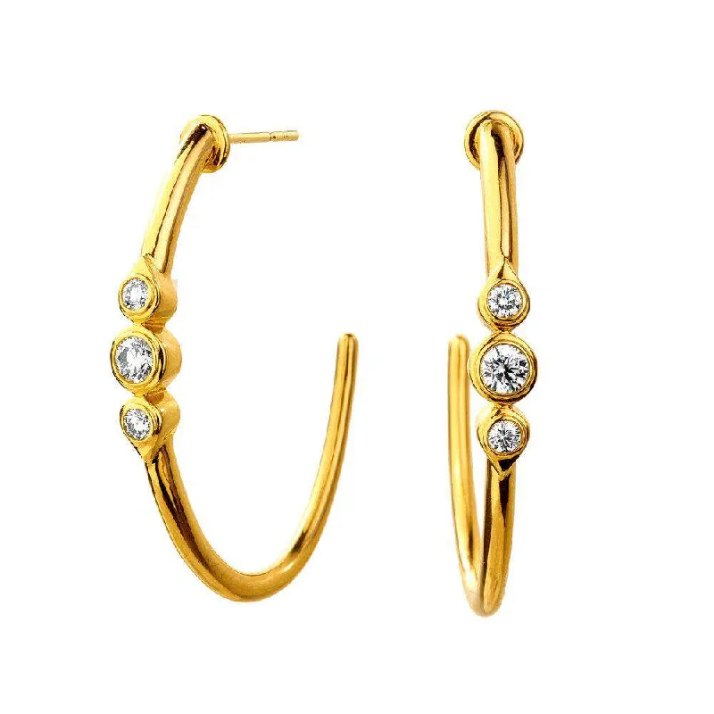 Shine In Style – Shop Jewelry Discounts Today Mogul Three Diamond Hoops