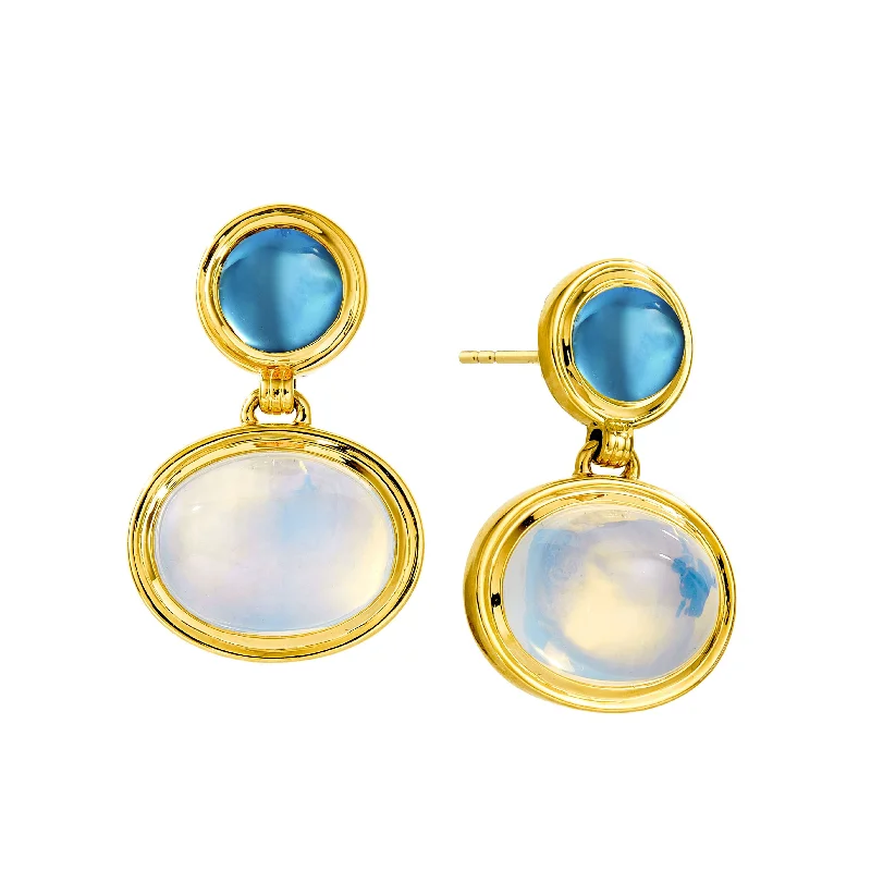 Grab Exquisite Jewelry At The Lowest Prices Moon Quartz Cabochon Earrings