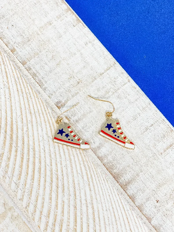 Don't Miss Our Biggest Jewelry Sale Of The Season Americana Sneaker Dangle Earrings