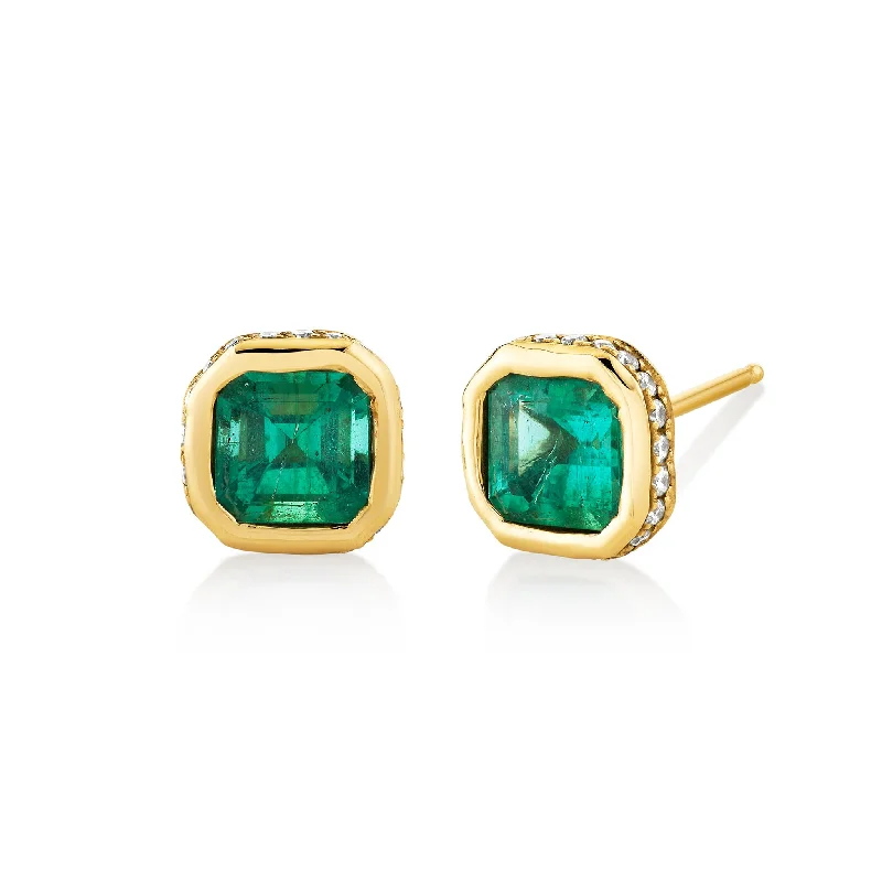 Elegant Jewelry Styles At Budget-Friendly Prices Asscher Emerald River Studs