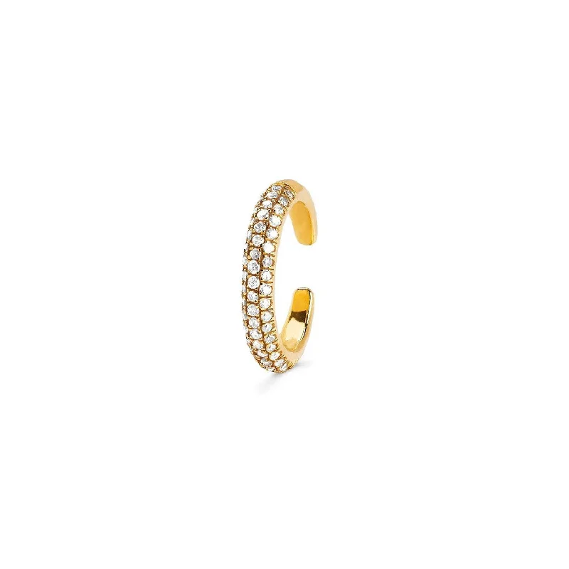 Sparkle More For Less – Jewelry Sale Happening Now Micro Pavé Diamond Ear Cuff