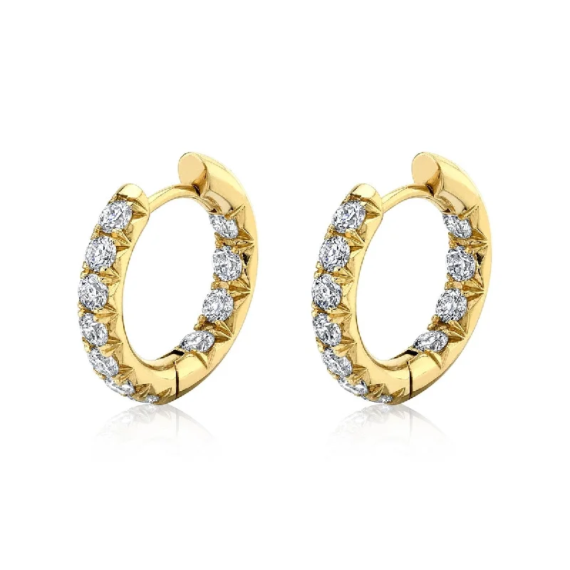 Special Jewelry Deals – Upgrade Your Collection Inside Out French Pavé Diamond Hoops