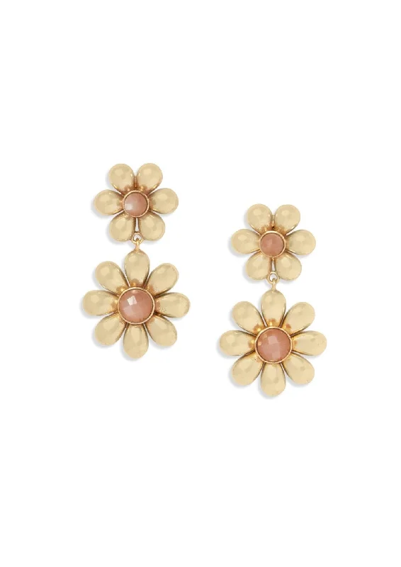 Glamorous Jewelry, Glamorous Deals – Shop Now Laura Earrings | Peach Moonstone