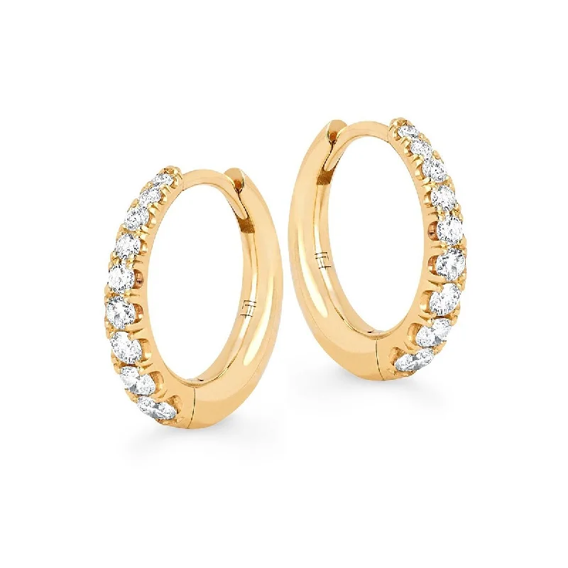 Fashion-Forward Jewelry At Incredible Prices Crescent Pavé Unity Hoops