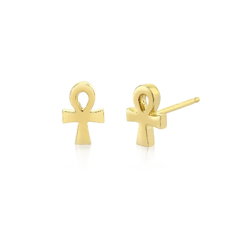 Elevate Your Jewelry Collection With Limited-Time Savings Mini Ankh Studs