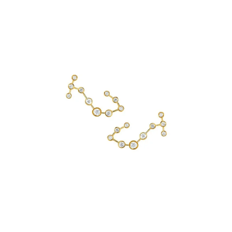 Jewelry Clearance Event – Stock Up Before It's Over Baby Scorpio Diamond Constellation Studs