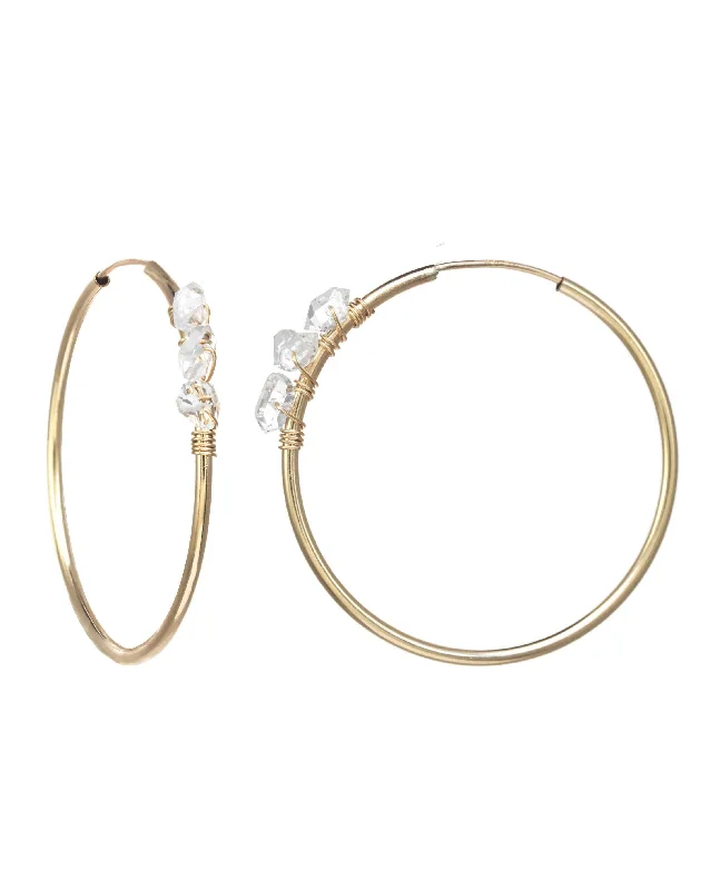 Affordable Luxury Jewelry For Every Occasion Selena Herkimer Hoop Earrings