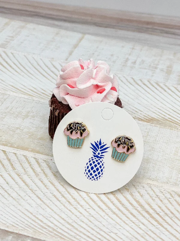 Adjustable Charm Bracelets For A Perfect Fit Sprinkle Cupcake Signature Enamel Studs by Prep Obsessed