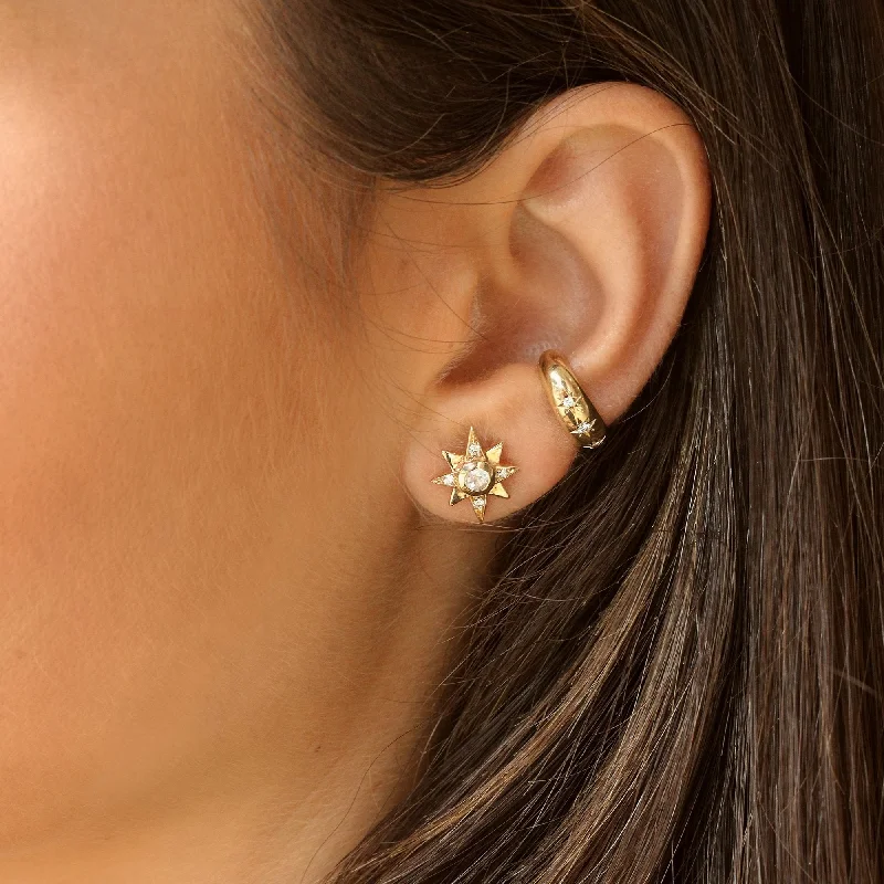 Exclusive Online Discounts On Stylish Jewelry Star Set 3 Diamond Ear Cuff