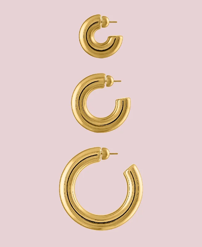 Classic And Modern Jewelry Styles On Sale THE CHUBBY HOOPS