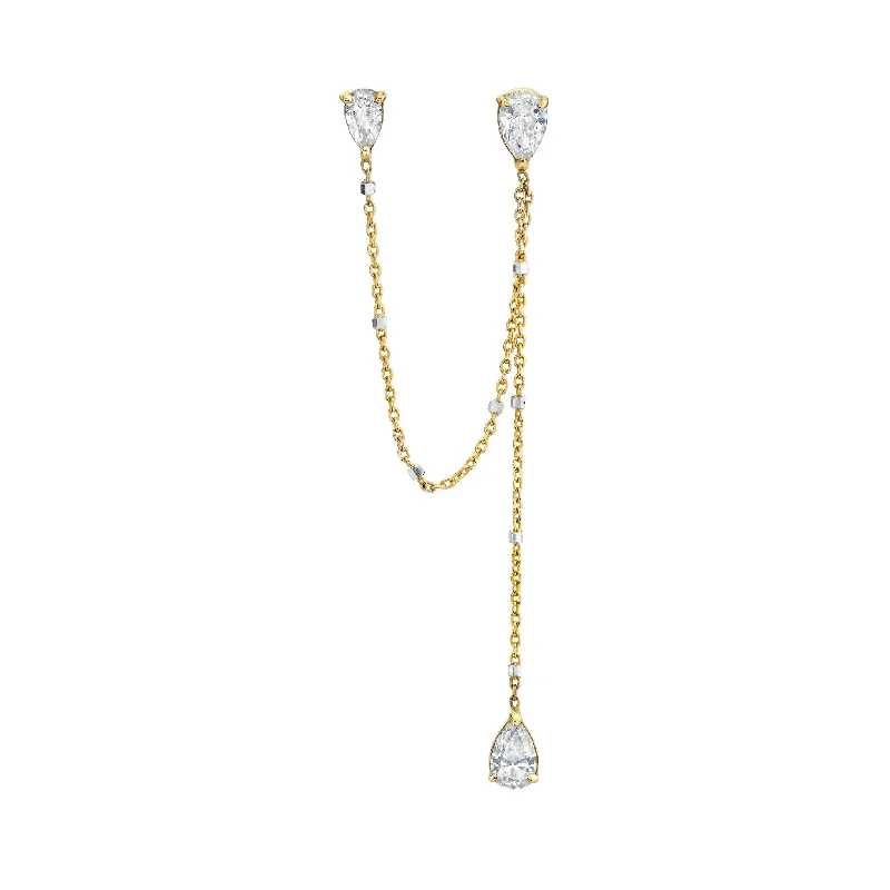 Limited-Stock Jewelry Sale – Once It's Gone, It's Gone Triple Water Drop Diamond Twinkle Earring