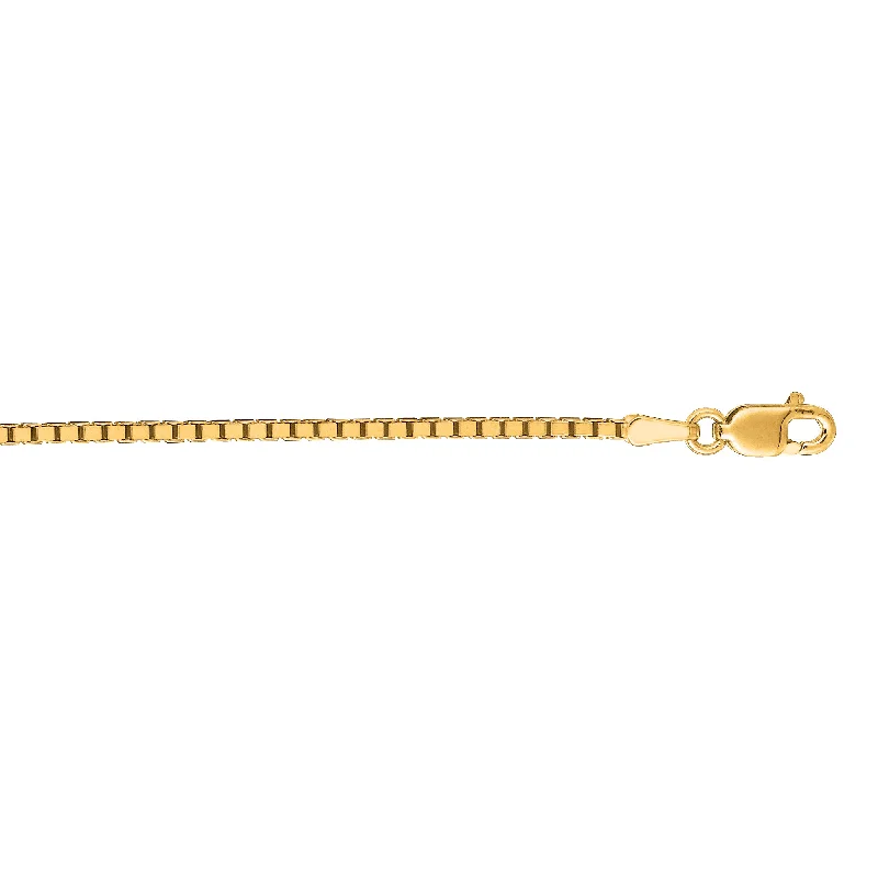 10K Gold 1.4mm Classic Box Chain