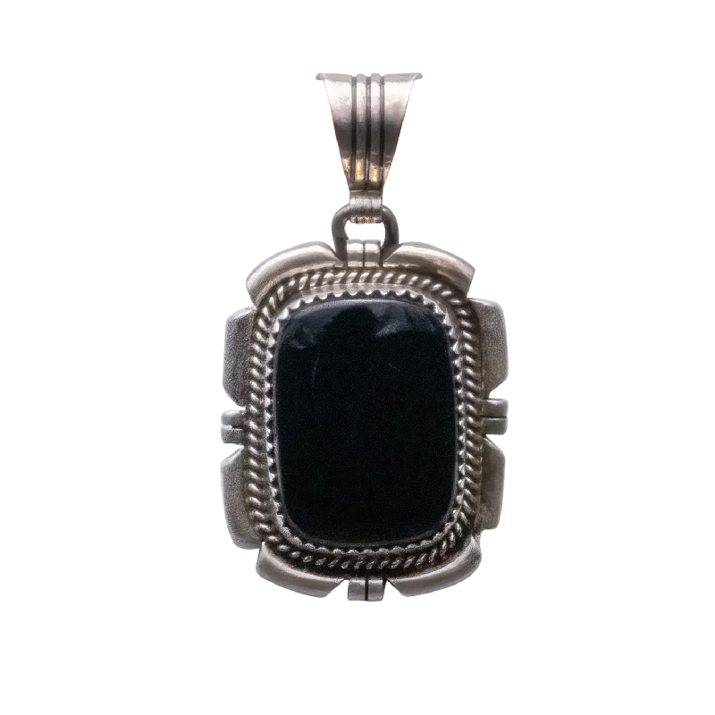 Square Onyx Pendant | Ted Etsitly