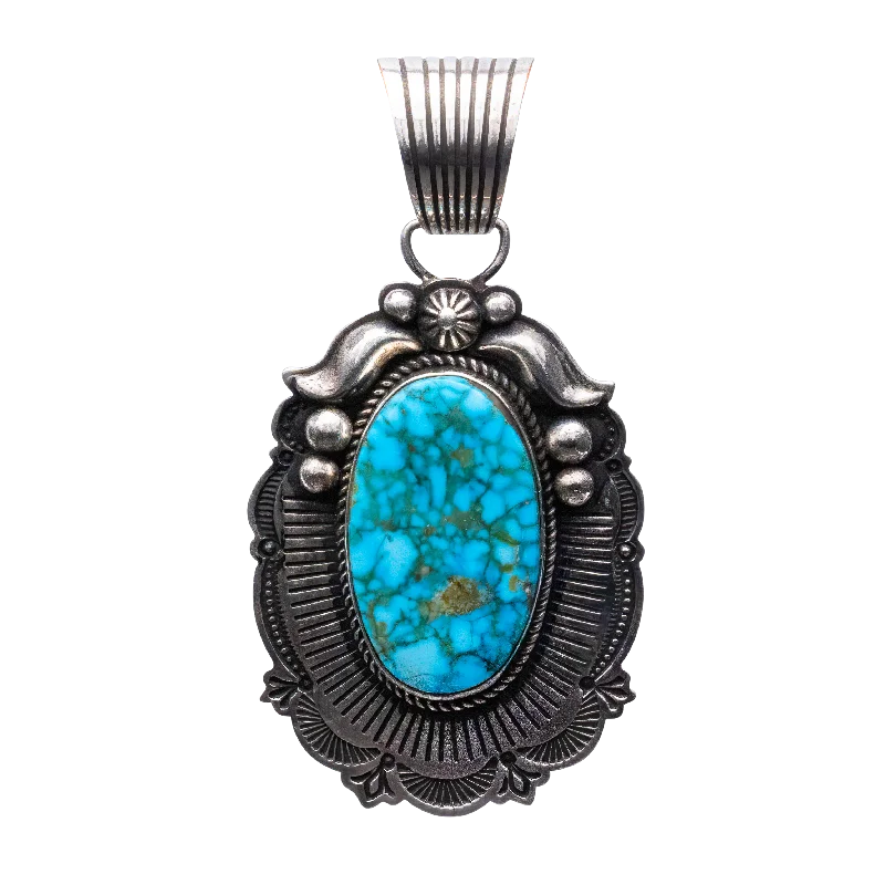 Birdseye Kingman Turquoise Pendant | Albert Jake