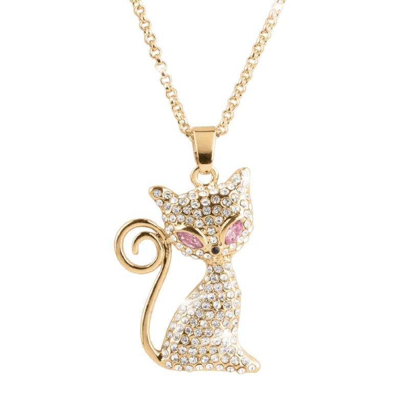 Crystelle Alley Cat Pendant