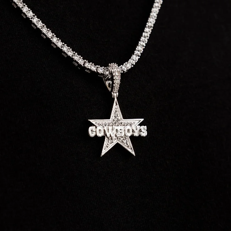 Dallas Cowboys Official NFL Micro Logo Pendant