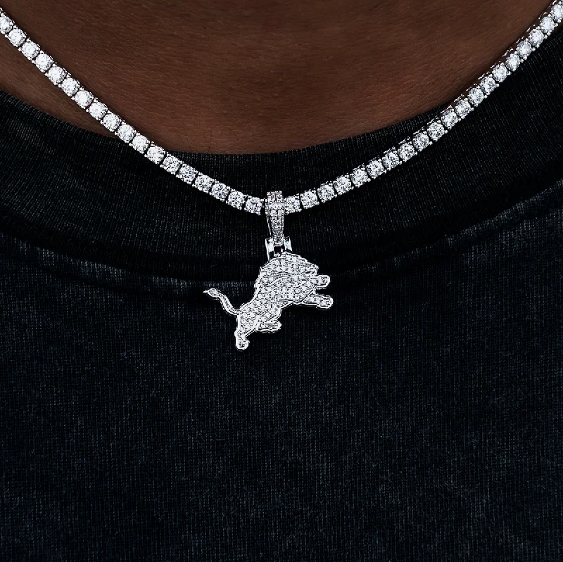 Detroit Lions Micro Logo Pendant