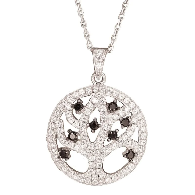 Joshua Tree Rhodium Pendant