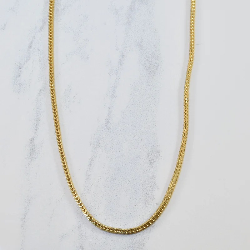 10k Yellow Gold Wheat Chain | 16" |